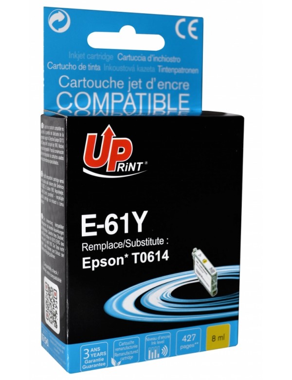 UP-E-61Y-EPSON STY D68/D88-T0614-Y-REMA