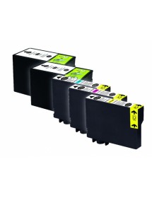 UP-E-27XL-PACK 5 EPSON WF 3620DWF/7110DTW-T2716-(2BK-C-M-Y)