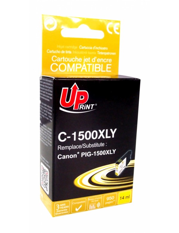 UP-C-1500XLY-CANON MAXIFY MB2050 -PGI1500XL-Y