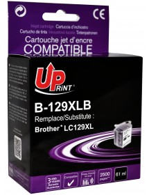 UP-B-129XLB-BROTHER MFC J6520DW-LC129XL WITH CHIP-BK