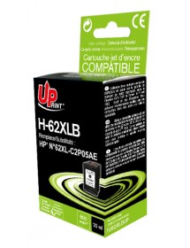 UP-H-62XLB-HP C2P05AE-N°62XL-REMA-BK