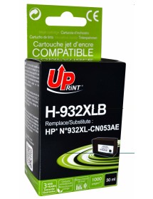 UP-H-932XLB-HP CN053A-N°932XL-CHIP V4-REMA-BK