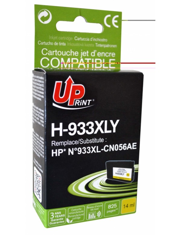 UP-H-933XLY-HP CN056A-N°933XL-CHIP V4-REMA-Y