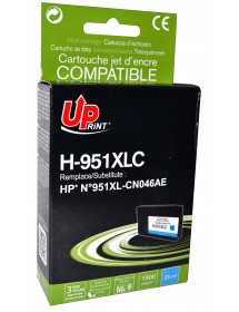 UP-H-951XLC-HP CN046AE-N°951XL-NEW CHIP V4-REMA-C