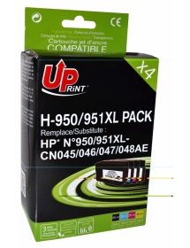 UP-H-950/951XL-PACK 4 HP CN045/46/47/48-N°950/951XL-REMA NEW CHIP V4 (BK+C+M+Y)