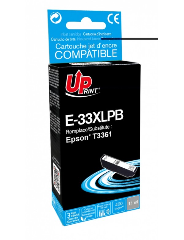 UP-E-33XLPB-EPSON XP-530/630/635/830-T3361-PBK