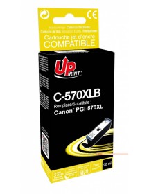 UP-C-570XLB-CANON MG5750/7750-PGI 570XL-BK-REMA