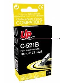 UP-C-521B-CANON IP3600/4600/4700-CLI 521-WITH CHIP-BK-REMA