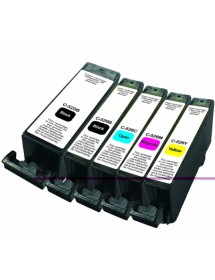 UP-C-525/526-PACK 5 CANON IP4850/4950-PGI525/CLI526 (PGI525BK+CLI526BK+C+M+Y)-RE