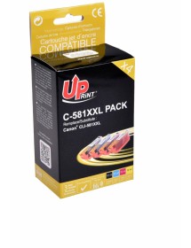 UP-C-581XXL-PACK 4-CANON TS6150/9150/TR7550/8550-CLI581XXL-BK/C/M/Y