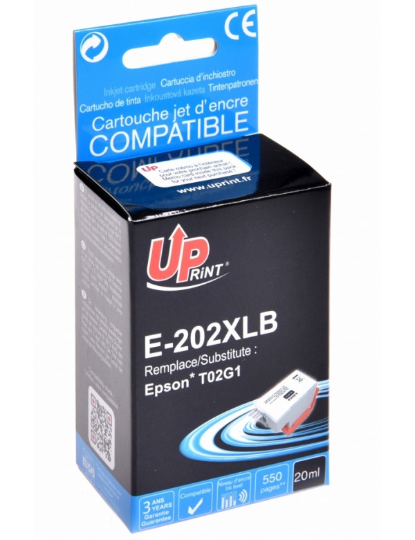 UP-E-202XLB-EPSON XP6000/6005-T02G1-BK