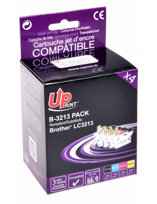 UP-B-3213-PACK 4-BROTHER DCP772/MFP890-LC3213-BK+C+M+Y