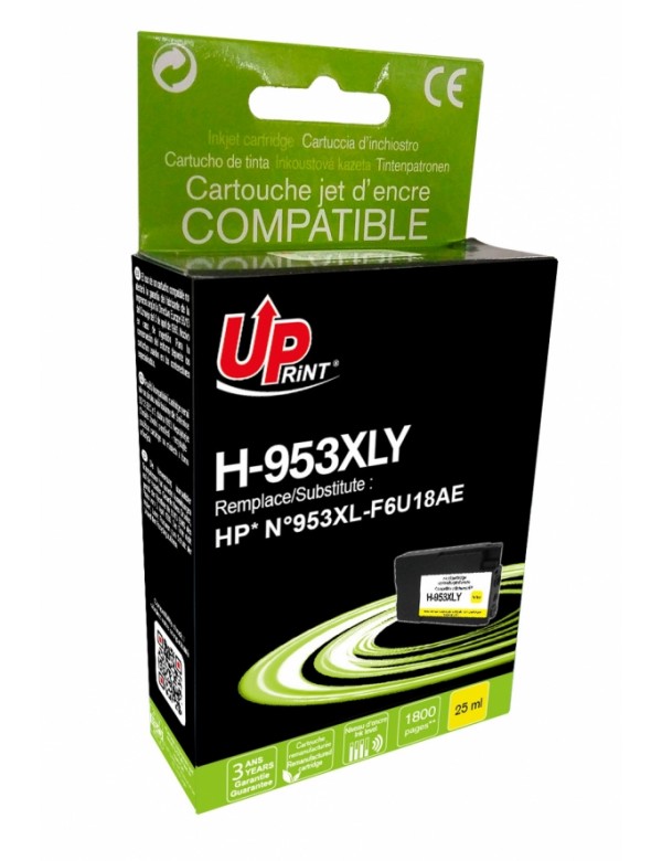 UP-H-953XLY-HP F6U18AE  -N°953XL-Y-REMA-CHIP V5