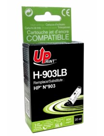 UP-H-903XLB-HP T6M15AE N°903XL-BK-REMA-CHIP V5