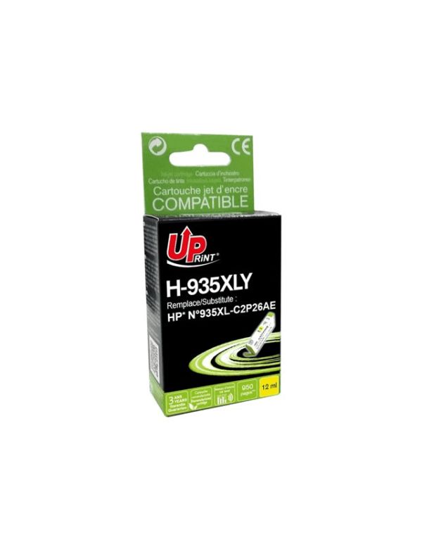 UP-H-935XLY-HP C2P26AE-N°935XL-WITH CHIP-V4-REMA-Y