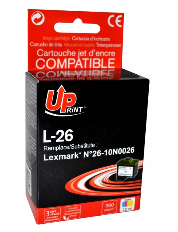 UP-L-26-LEXMARK 10N0026/DELL 529/530-Z 13/N°26-REMA-CL