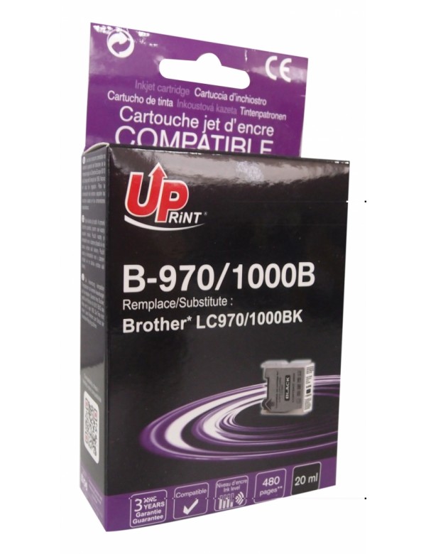 UP-B-970/1000B-BROTHER UNIV DCP 150/150C/135C/130C/MFC 260/240-LC970/1000-BK