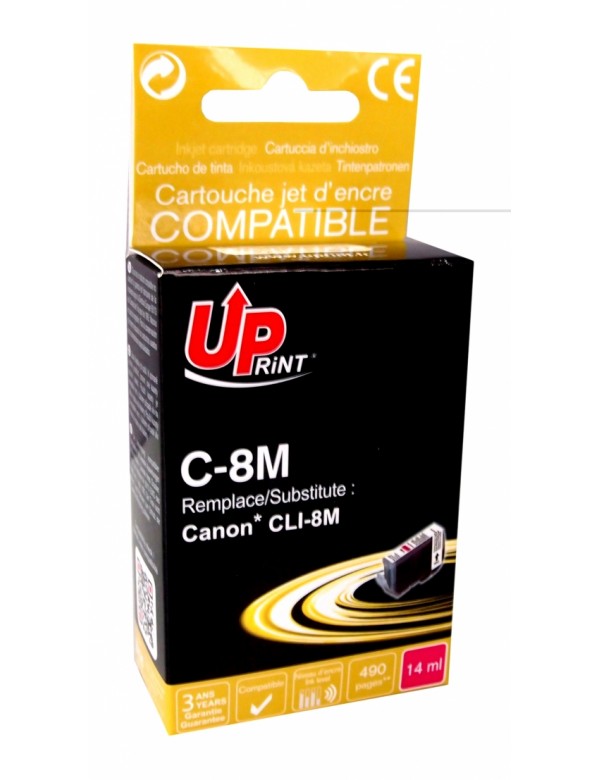 UP-C-8M-CANON IP 4200-CLI8-WITH CHIP-M