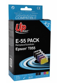 UP-E-55-PACK 5 EPSON STY PHOT RX420/425-T055 (2BK+C+M+Y)