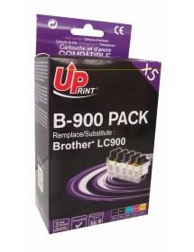 UP-B-900-PACK 5 BROTHER UNIVERSELLE MFC 210-LC900 (2BK+C+M+Y)