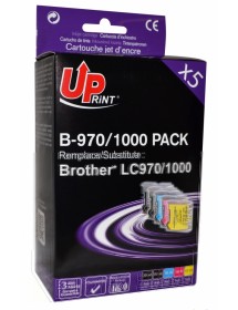 UP-B-970/1000-PACK 5 BROTHER UNIVERSELLE DCP150/135C/130C/MFC260/240-LC970/1000