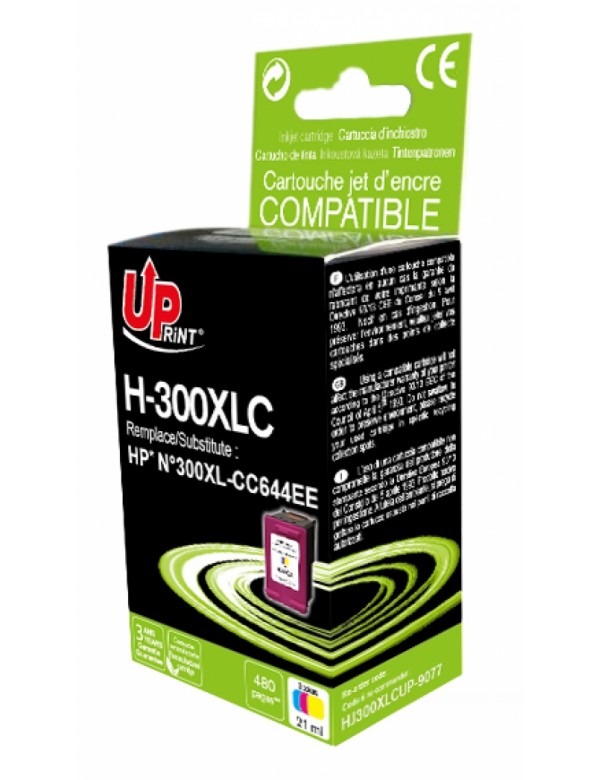 UP-H-300XLC-HP CC644EE-N°300XL-REMA-CL