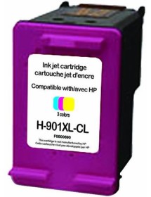 UP-H-901XLC-HP CC656A-N°901XL-REMA-CL