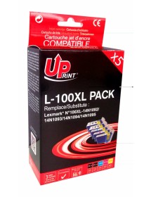 UP-L-100XL-PACK LEXMARK PRO205/805/905-N°100XL (2BK+C+M+Y)