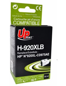 UP-H-920XLB-HP CD975-N°920XL-NEW CHIP-REMA-BK