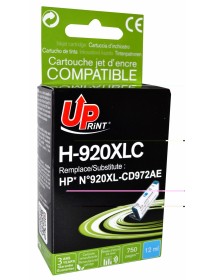 UP-H-920XLC-HP CD972-N°920XL-NEW CHIP-REMA-C