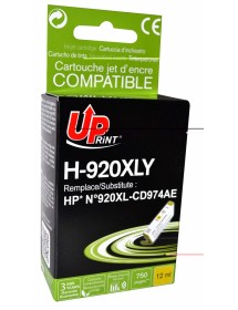 UP-H-920XLY-HP CD974-N°920XL-NEW CHIP-REMA-Y